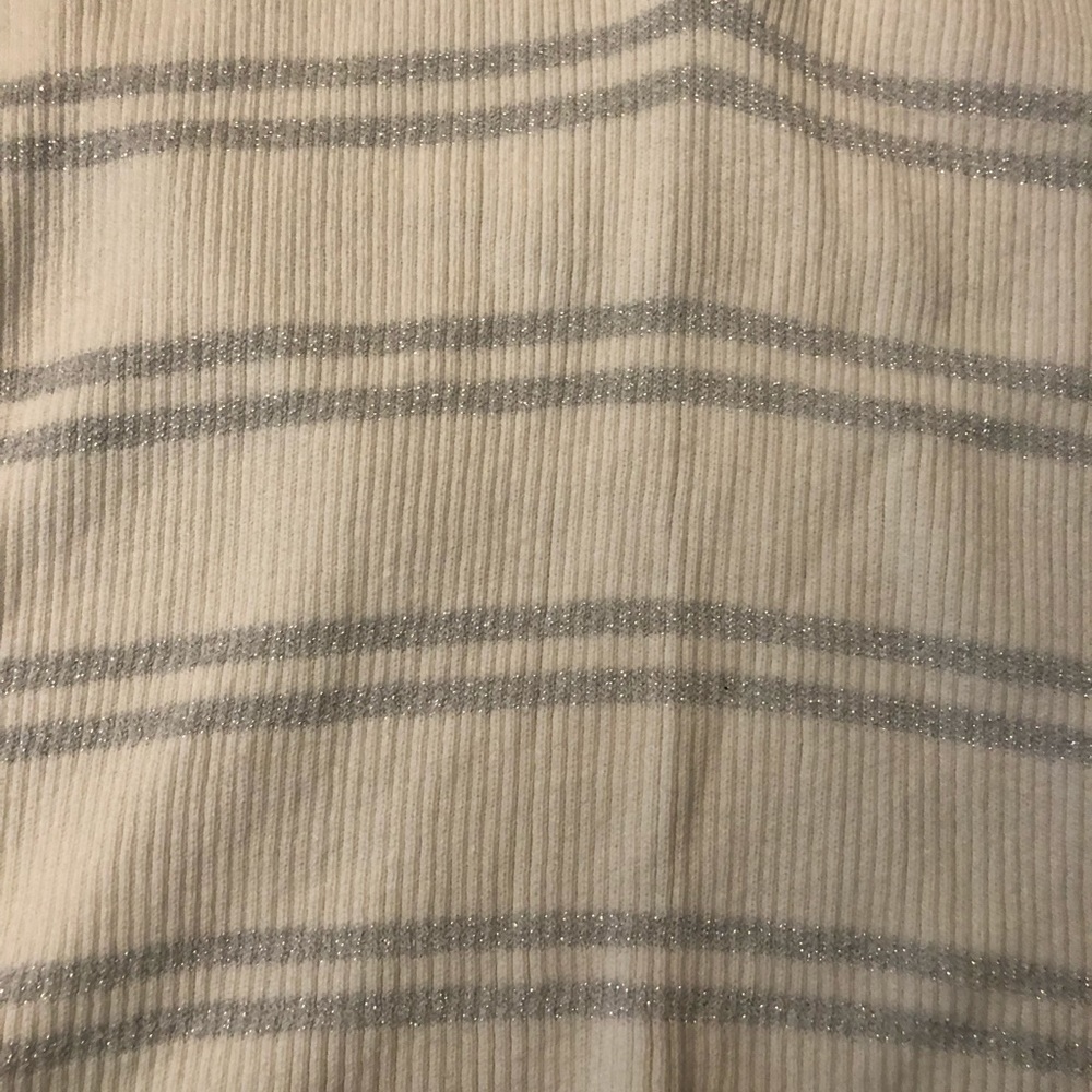 Brand new! Chaser shimmer striped sweater - Picture 2 of 3